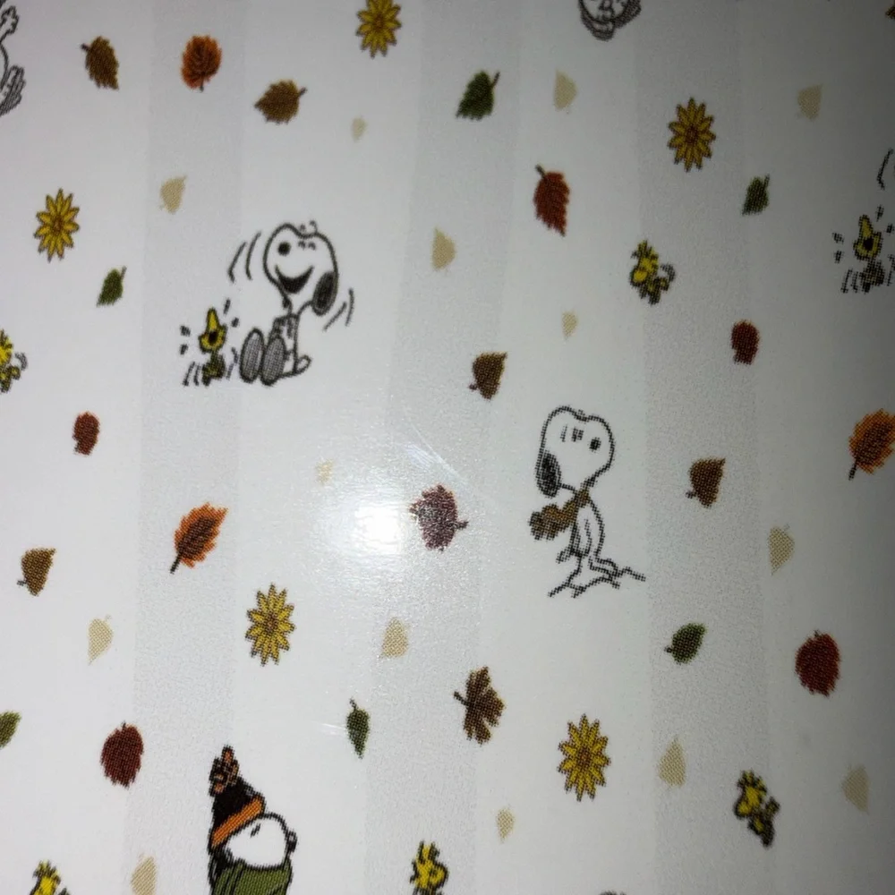 Snoopy Puffer Jacket Shower Curtain Fall Autumn